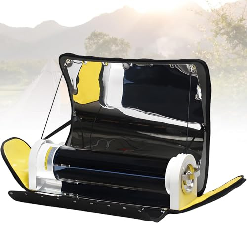 NYANS Four Solaire, Réchaud Solaire Portable, Barbecue Solaire De Camping Portable, pour 1 à 2 Ou 5 à 8 Personnes, Idéal pour La Randonnée, Le Camping Et Les Voyages. 0.8L