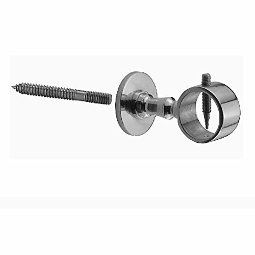 Wandhalter für Handlaufseil Ø 30 mm, aus Messing verchromt