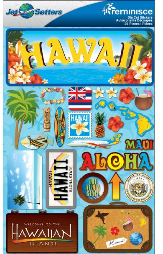 Reminisce Jet Setters 2 3-Dimensional Sticker, Hawaii