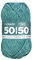myboshi 50/50-Ganzjahres-Wolle aus Baum- und Merinowolle, für Oberbekleidung geeignet, Mulesing-frei, hochwertiges Häkel-/Strickgarn, 50g, Ll 110m Blau (Türkis), 1 Knäuel