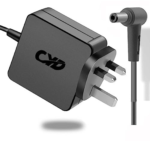 Laptop Charger ZenBook 19V 65W, CYD 65W VivoBook ZenBook Power Supply made for Asus Laptop Charger ASUS Transformer Book Flip Serie TP500 TP500L TP500LA TP500LN VivoBook Q301 Q301L Q301LA Q400 Q400A