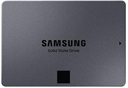 Samsung SSD 860 QVO 1TB 2.5 Inch SATA III Internal SSD (MZ-76Q1T0B/AM), Gray
