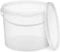 BenBow Cubo con Tapa 10l Transparente 100x 10 litros - Seguro para los Alimentos, Estable, hermético, contenedor de Almacenamiento de plástico, con asa - vacío