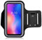 Noir Brassard Smartphone Compatible pour iPhone 15 14 13 12 11 Pro 6 6s Plus 7 8 Plus Armband Brassard de Course pour Samsung Galaxy S10 A10e Note 10 S8 Plus S9 Plus Porte-Clés Sangle Ajustable
