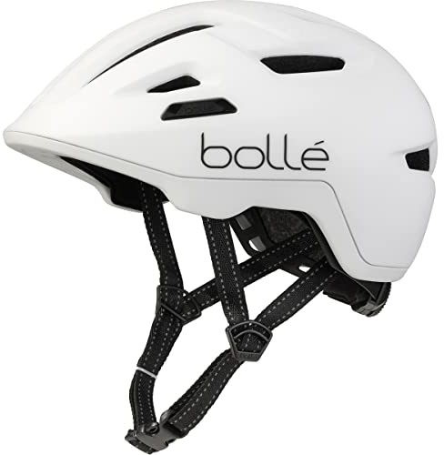 Bollé - STANCE White Matte M 55-59cm, Casco da ciclismo, Medium, Unisex Adulto