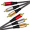Yeung Qee Câble audio vidéo RCA 15 m 3 RCA mâle vers 3 RCA mâle Câble AV composite compatible avec décodeur, haut-parleur, amplificateur, lecteur DVD et plus (15 m)