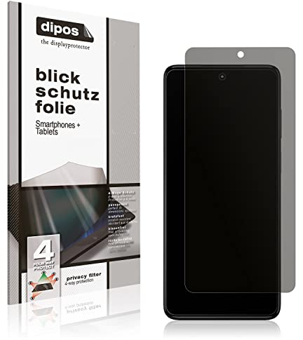 dipos I Protección de la Vista Compatible con Motorola Moto G82 Protector de Pantalla Privacy