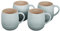 Le Creuset Stoneware Set of 4 Heritage Mugs, 13 oz. each, Sea Salt