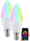 Luminea Home Control ZigBee LEDs RGBW: 2er-Set LED-Kerzen E14, RGB-CCT, 5 W, 470 lm, ZigBee-kompatibel (LED Lampen E14 dimmbar, LED-Lampen warmweiß, Einbaustrahler)