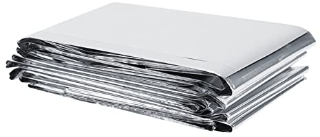BuyWeek Pflanze Reflektierende Film, Garten Gewächshaus Abdeckfolie Reflektierende Mylar Folie für Pflanzen, Erhöht Effektiv das Pflanzenwachstum 210 x 120 cm Silber