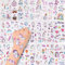 AOOWU Tatouage Temporaire Enfant, 30 Feuilles Licorne Tatouage Tatouage Ephémère Kit Tatoo, Fournitures de Fête d'Anniversaire d'Autocollants Halloween de Etanche Tatouage pour Enfants