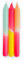 cama24com Kerzen-Set Dip Dye Neon Sunshine Club Stabkerzen 3 Stück von pinkstories mit Palandi® Sticker