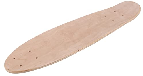 NAYU 22 Leer Deck Natural 55,5 X 15 cm Ahorn Banane Rutschen Kreuzfahrt Skaten Einzel Rocker Board DIY Decks