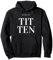 Das Böse hat... Brustwarzen I Nippelpiercing Männer Frauen Pullover Hoodie