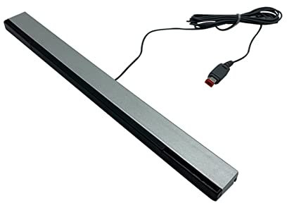 Wired Receiver for Wii, Replacement Wired Infrared Sensor Bar Receiver for Wii Wii U Motion Plus Console