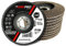 AWAPRO Fächerscheibe | Ø 125mm | Korn 120 | 20 Stück - Braun für Metall & Holz - Schleifscheiben Lamellenscheiben Fächerschleifer