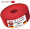 Câble solaire H1Z2Z2-K 4, 6, ou 10 mm², de 5 à 200 m, noir, rouge ou bleu, à enterrer, photovoltaïque, sans halogène, double isolation (H1Z2Z2-K 10, rouge, 100 m)