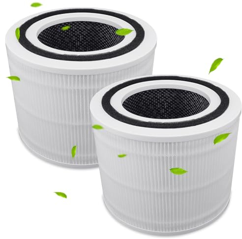 Core 300S Filter, Replacement Filter for Levoit Core 300S Air Purifier 3-in-1 H13 HEPA Activated Carbon Replacement, Cleans up to 99.98% Dust, Pollen, Allergens for Allergy Sufferers and Smokers, Core