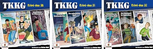 TKKG - HörspielCD 3er Krimi-Box 30 + 31 + 32 (Folgen 209-217) im Set - Deutsche Originalware [9AudioCDs]