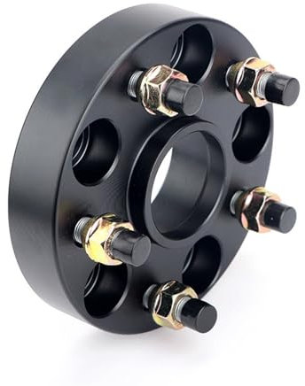 Spurverbreiterungen 2 Stück Für Dodge Für Ram 1500 25/30/35/40 Mm PCD 5 X 139,7 CB 78,1 Mm Spurverbreiterungsadapter 5 Lug Anzug M14 X 1,5 Spurplatten Spurverbreiterung (Farbe : 2PCS 30mm Black)