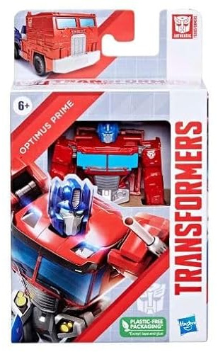 Transformers Authentics Optimus Prime, klein, Rot, Blau, Grau, Schwarz