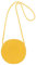 Jamron Handgefertigte Rund Strohtasche Crossbody Umhängetasche Böhmische Strandtasche mit Reißverschluss SN0702152 Groß Gelb