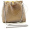 MICHELLE MOON Handtasche Damen Klein Elegant mit Glitzer | Abendtasche Gold | Clutch Gold für Hochzeit, Party und besondere Anlässe | Handtasche Gold Damen mit abnehmbarer Schulterkette