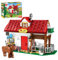 SymGrpu Bauernhof Bausteine Bausatz, 530 PCS Rinder Ranch Klemmbausteine mit Pferd Kuh, Bauernhof Set Spielzeug, BAU Weihnachten Geburtstag Geschenke für Erwachsene Kinder Mädchen Jungen