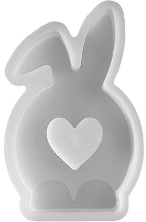 Osterhasen-Silikonguss Herz Osterhasen-Silikonguss Osterhase Beton-Silikonguss 1 Stück Osterhasen-Silikonguss 3 Größen (O-C, One Size)