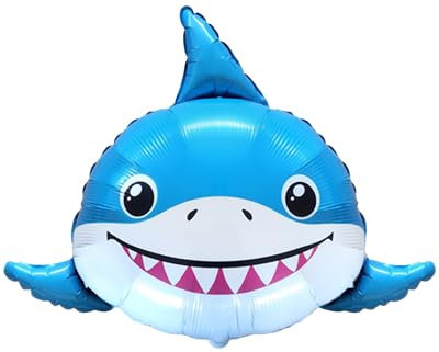 Hai Kopf 68 cm/ 80 cm Folienballon Party Dekoration