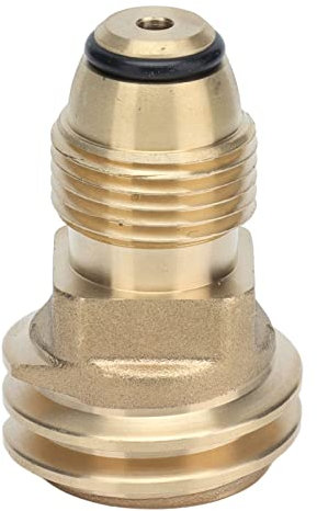 Haofy Outdooriving Gaszylinderadapter Messinter G1/2 Weiblicher Faden Zum Camping -Grill