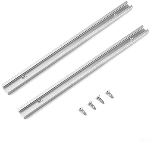 Sistema de ranura en T Dual pistas de inglete de 12 pulgadas hechas de aleación de aluminio