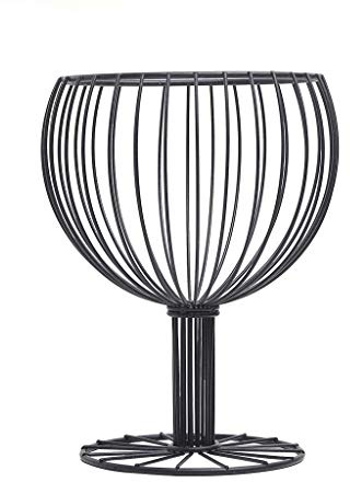 Fruit Basket Vegetable Bowl Like Wine Cup Geometric Hollow Iron Home Livi Fruit Baskets Storage Liners