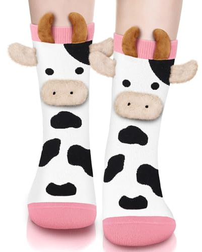 Lustige 3D Tier Socken Damen Herren, Witzige Geschenke für Tierliebhaber