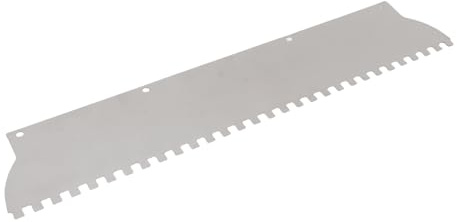 Ausla Ausla Große Quadratische Zahnkelle aus Edelstahl, 2/5-Zoll-Zahnung Zum Auftragen von Fliesenkleber, Ideal für Großformatige Fliesen und Maurerarbeiten (600mm) (600mm)