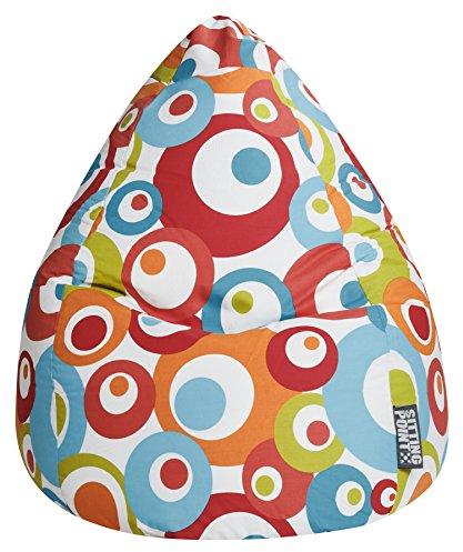 Gouchee Home Sitting Point only by Magma BeanBag Malibu XL Sitzsack, ca. 70x110cm, großer Sitzsessel, Lounge-Sessel, Made in Germany, türkis