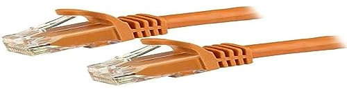 StarTech.com 15m CAT6 Ethernet Cable - Orange CAT 6 Gigabit Ethernet Wire -650MHz 100W PoE++ RJ45 UTP Category 6 Network/Patch Cord Snagless w/Strain Relief Fluke Tested UL/TIA Certified (N6PATC15MOR)