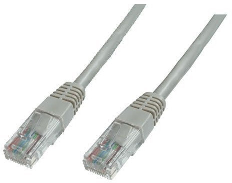World of Data - 15M Cat5e Network Cable, UTP Lead, RJ45 Ethernet LAN Patch Cord | Colour: GREY