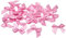20 Stück Satinschleifen 2,5x3cm (rosa 148) // Deko Schleifen für Hochzeit Taufe Kommunion Applikation Streudeko einfarbig