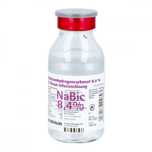 Natriumhydrogencarbonat B.braun 8,4% Glas 100 ml