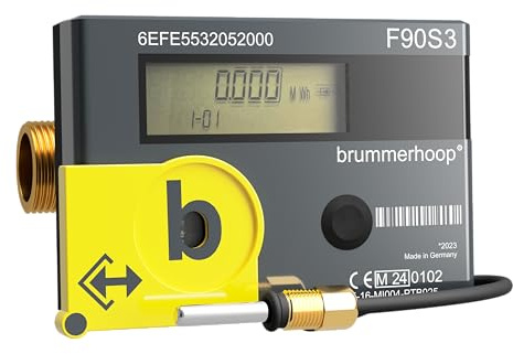 Wärmezähler F90S3 Solar Qp0,6 Nennweite DN15mm Baulänge 110mm 3/4 Zoll Anschlussgewinde abnehmbare Anzeigeeinheit freier Modul-Steckplatz Propylenglykol 40%