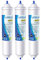 EVERSPRING Wasserfilter Kühlschrank Kompatibel mit Samsung DA29-10105J, DA29-10105J HAFEX/EXP, DA99-02131B, WSF-100, EF9603, HAIER LG Inline-Kühlschrank,3 Stück
