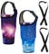 Tumbler 30oz Carrier Holder Pouch with Shoulder Strap, Fit for YETI, Rtic, Atlin, Ozark Trail, Rambler 30 oz Insulated Tumbler Coffee Cup, Neoprene Sleeve with Carrying Handle - Blue & Purple Sky