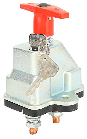 12-24V Universal Master Battery Disconnect Switch with Removable Key - 250A Power Isolator for Cars, Trucks, and RVs with Essential Safety Feature to Ensure Secure Electrical Control.