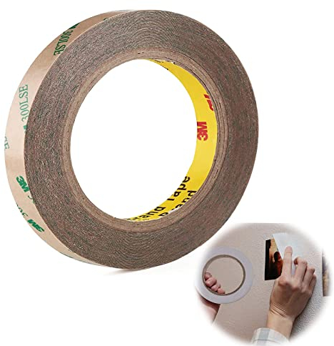 Nastro Biadesivo 3M Nastro Biadesivo Per Strisce Luminose a Led Nastro per Montaggio Permanente biadesivo per cucito Per Strisce Led Ufficio Home Car Deco (9495C) 10 Mm x 50 m