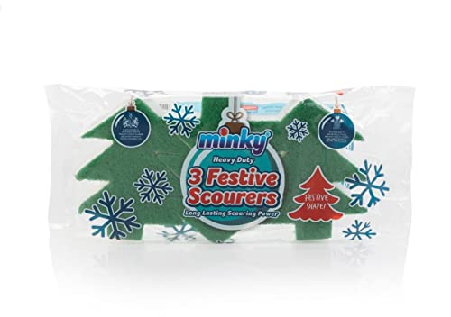 Minky Heavy Duty Festive Scourers