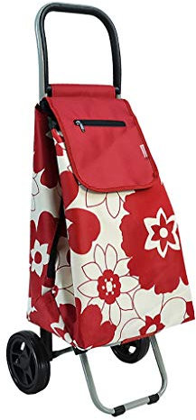 MERTNK Handkarren Folding Shopping Trolley 2 Wheel Leichte Push-Pull-Einkaufswagen-Beutel-Gepäck Grocery Trolleys/B