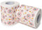 Happy Birthday Klopapier, für den 50. Geburtstag, 2 Rollen, Party Dekoration und Geschenk Verpackung, lustiges Motto Klo Papier, Fun Toilet Paper, Geschenkartikel Klorolle, Geburtstags-Dekoration WC
