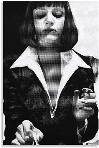 LBMED Leinwand Bilder Kunst Pulp Fiction Poster Malerei für Esszimmer Dekoration Malerei Poster Druckt Gedruckte 19.7x27.6(50x70cm) Kein Rahmen