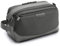 BAGSMART Kulturbeutel für Herren, Reise-Kultur-Organizer aus Leder, Dopp Kit Wasserfester Rasierbeutel für Kulturzubehör, Grau